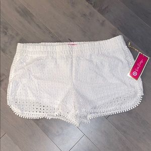 Brand new w tag white lily Pulitzer white shorts